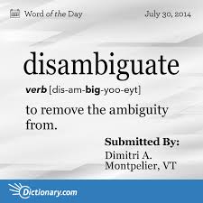 disambiguate