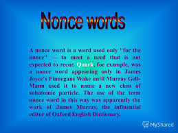 nonce-word